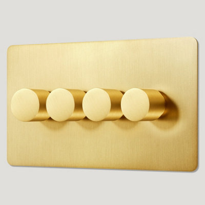 MAXWELL 4G Smooth Dimmer Switch - Brass