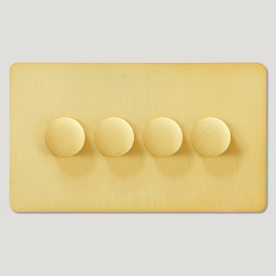 MAXWELL 4G Smooth Dimmer Switch - Brass