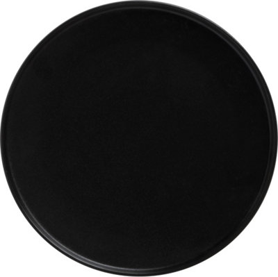 Maxwell & Williams Caviar High Rim 24.5cm Plate Black