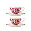 Maxwell & Williams Teas & C's Kasbah Rose 85ml Espresso Cup and Saucer Set