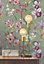 Maya Elegant Floral Sage Wallpaper