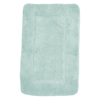 Mayfair Cashmere Touch Ultimate Microfibre Bath Mat Seafoam (50x80cm ...