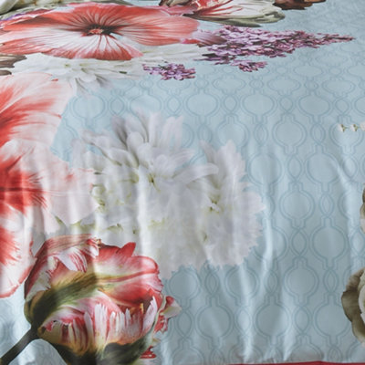 Mayfair Lady Floral Fantasy 100% Cotton Duvet Cover Set