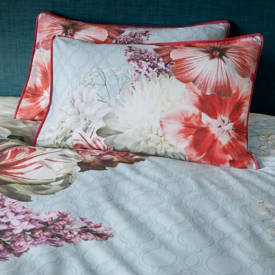 Mayfair Lady Floral Fantasy 100% Cotton Duvet Cover Set