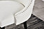 Mayfair LUX Dining Chair Single, Cream