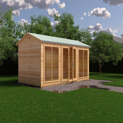 Mayfield 12 x 6 Summerhouse - Wood - L199 x W371.4 x H241.5 cm - 3