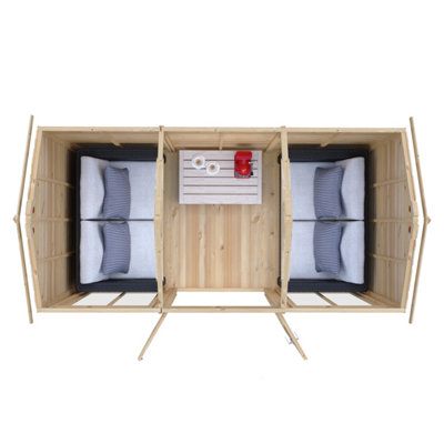 Mayfield 12 x 6 Summerhouse - Wood - L199 x W371.4 x H241.5 cm - 6
