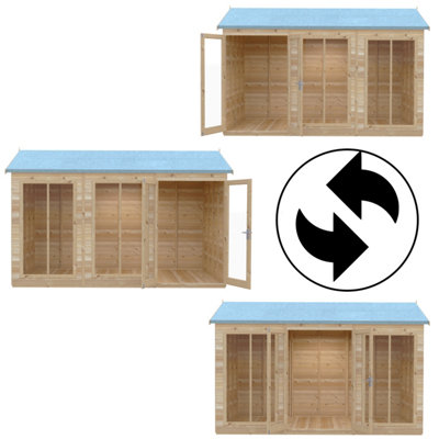 Mayfield 12 x 8 Summerhouse - Wood - L257.2 x W371.4 x H240.8 cm - 5