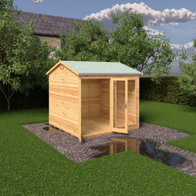 Mayfield 16 x 6 Summerhouse - Wood - L199 x W490.4 x H241.5 cm - 3