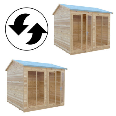 Mayfield 16 x 6 Summerhouse - Wood - L199 x W490.4 x H241.5 cm - 5