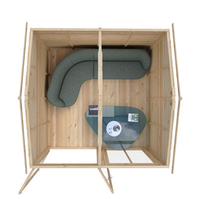 Mayfield 16 x 6 Summerhouse - Wood - L199 x W490.4 x H241.5 cm - 6