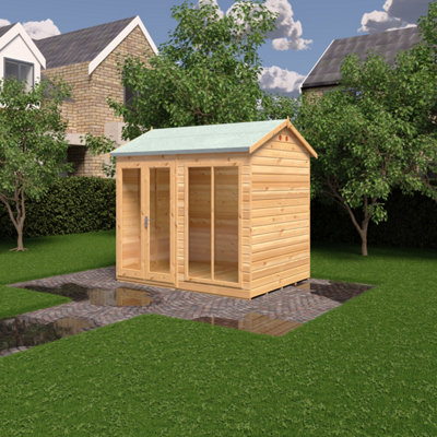 Mayfield 8 x 6 Summerhouse - Wood - L199 x W252.4 x H241.5 cm
