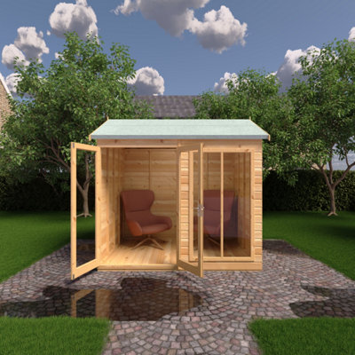 Mayfield 8 x 6 Summerhouse - Wood - L199 x W252.4 x H241.5 cm - 4