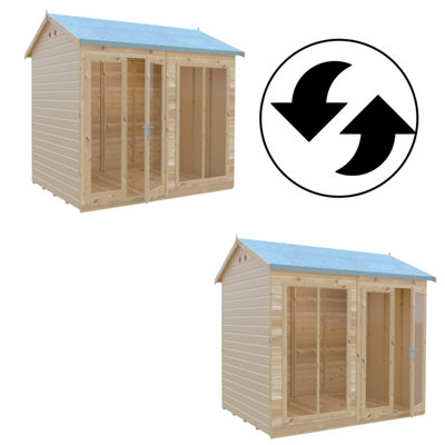 Mayfield 8 x 6 Summerhouse - Wood - L199 x W252.4 x H241.5 cm - 5