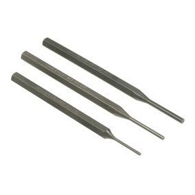 Mayhew 3Pc Pin Punch Set Small Alloy Steel For Hardness And Durability