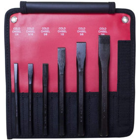 Mayhew Chisel Set 6Pc Specially Angled For Strength