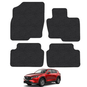 Mazda CX-5 2017-Onwards Car Floor Mats Carpet Tailored Fit 4pcs Set Anti-Slip