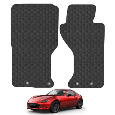 Mazda MX-5 MK4 2015-Onwards Car Floor Mats Rubber Tailored Fit Set Heavy-Duty