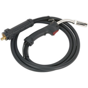MB25 MIG Torch with Euro Connector - 3m Heat Proof Cable - Contoured Grip