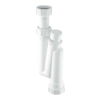 McAlpine 75mm Water Seal Adjustable Inlet Offset Anti-Syphon Basin Trap