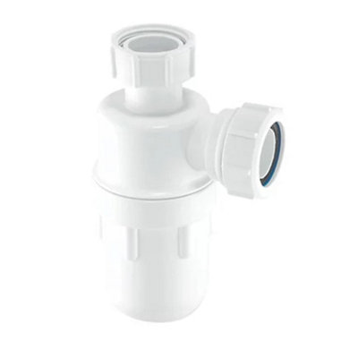 McAlpine C10AR 75mm Water Seal Resealing Adjustable Inlet Bottle Trap with Multifit Outlet 1"