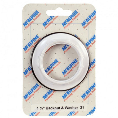 McAlpine CARD-21 1" Backnut & Washer - BN2