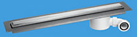 McAlpine CD1200-O-P Polished Stainless Steel Slimline Channel Drain - 1148mm