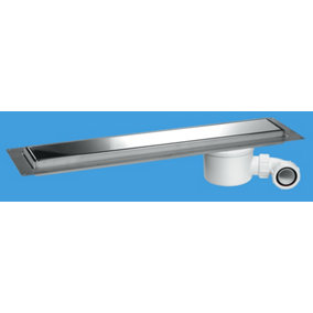 McAlpine CD1200-P Polished Stainless Steel Standard Channel Drain - 1148mm
