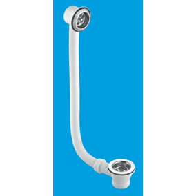 McAlpine Chrome Plated Combined Bath Waste and Overflow 1.5'' FBW2P
