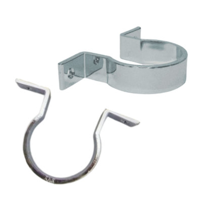 McAlpine Chrome Plated Plastic Pipe Clip 32mm    S32-CP