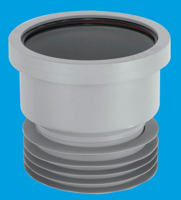 McAlpine DC1-GR Grey 4"/110mm Drain Connector