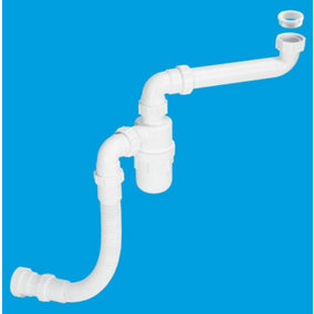 McAlpine FLEXKIT1 1" Plumbing Kit for Adjustable Height Basin/Sink