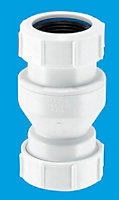 McAlpine In Line Vertical Non Return Valve with Inlet & Outlet Connection for 19/23mm Pipe   CONVALVE-125
