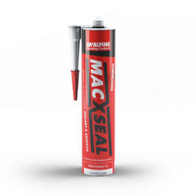McAlpine MACXSEAL-CL Hybrid Sealant & Adhesive 290ml CLEAR