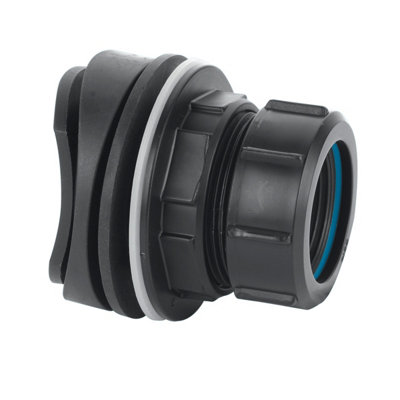 McAlpine Mechanical Soil Black Boss Connector For Pipe 1.25 