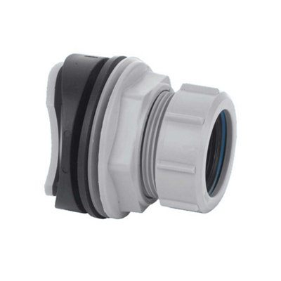 McAlpine Mechanical Soil Grey Boss Connector For Pipe 1.25 