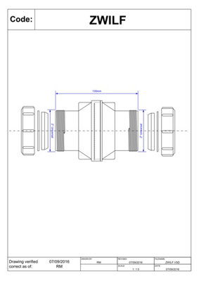 McAlpine Multifit In-Line Screened / Filter Pipe Coupling 2'' ZWILF