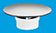 McAlpine Mushroom Flange Only for Chrome Shower Trap  85mm Flange      STW85SSM