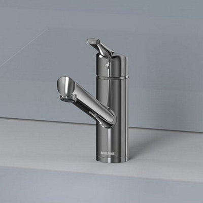 MCALPINE Nethy Top Lever Pull-Out Kitchen Mixer Tap, Matt Black, Single ...
