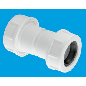 McAlpine R1M-CO Flexible to Rigid Overflow Pipe Straight Connector
