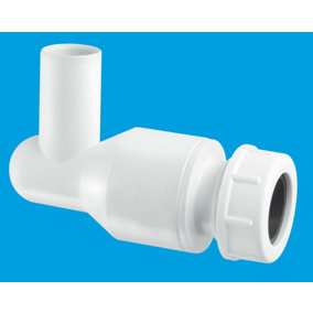 McAlpine R29-NRV 90degree Elbow with integral Non-Return Valve Plain Tail Inlet x 19/23mm Universal Outlet