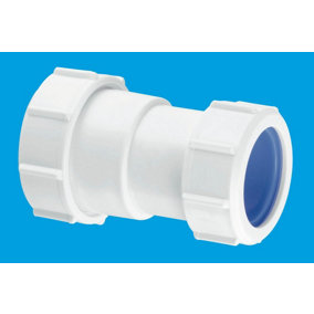 McAlpine S28L-ISO 1.25" x 32mm Multifit Straight Connector - Multifit x European Pipe Size