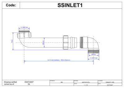 McAlpine SSINLET1 1.5