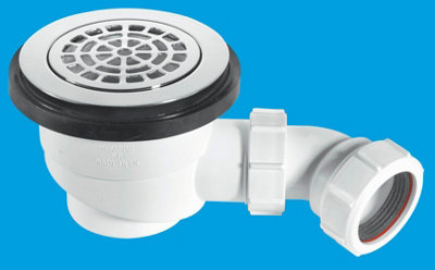 McAlpine ST90CPB-P 90mm x 50mm Water Seal Shower Trap