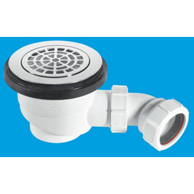 McAlpine ST90CPB-P 90mm x 50mm Water Seal Shower Trap