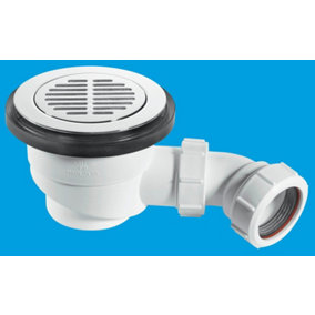 McAlpine ST90CPB-S 90mm x 50mm Water Seal Shower Trap