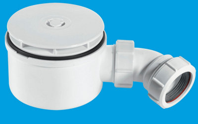 McAlpine ST90WH10-70 90mm Shallow Shower Trap - 70mm High