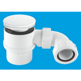 McAlpine STW6M-95 50mm Water Seal Shower Trap with Universal Outlet