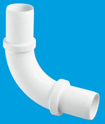 McAlpine T4A 1.5" Pushfit 90 degree Overflow Bend