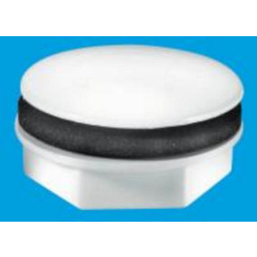 McAlpine TAPSTOP-WH White Plastic Tap Hole Stopper: 17mm long thread